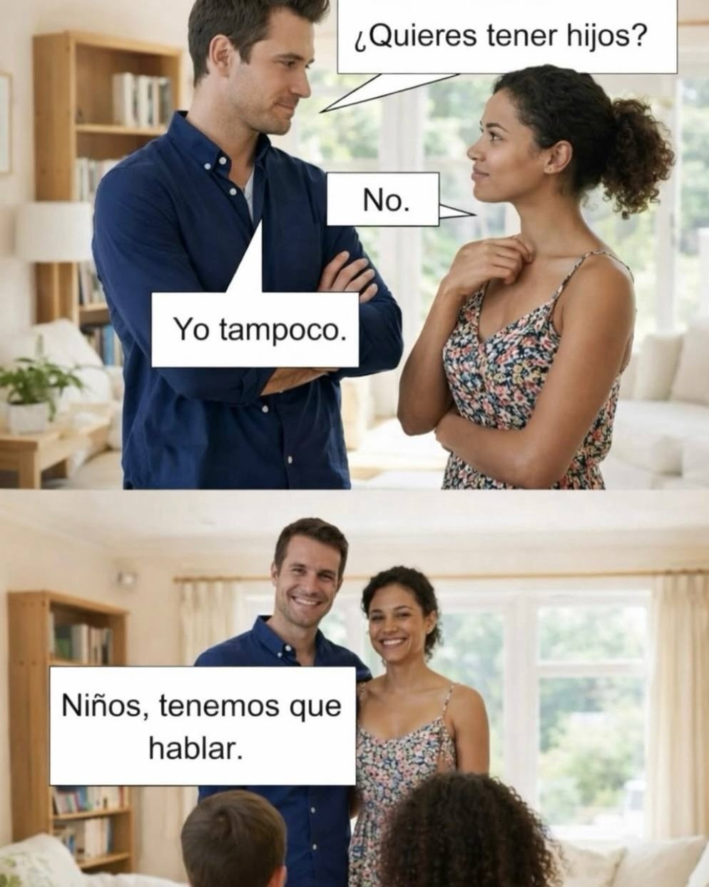 ¿Quieres tener hijos? No. Yo tampoco. Niños, tenemos que hablar.