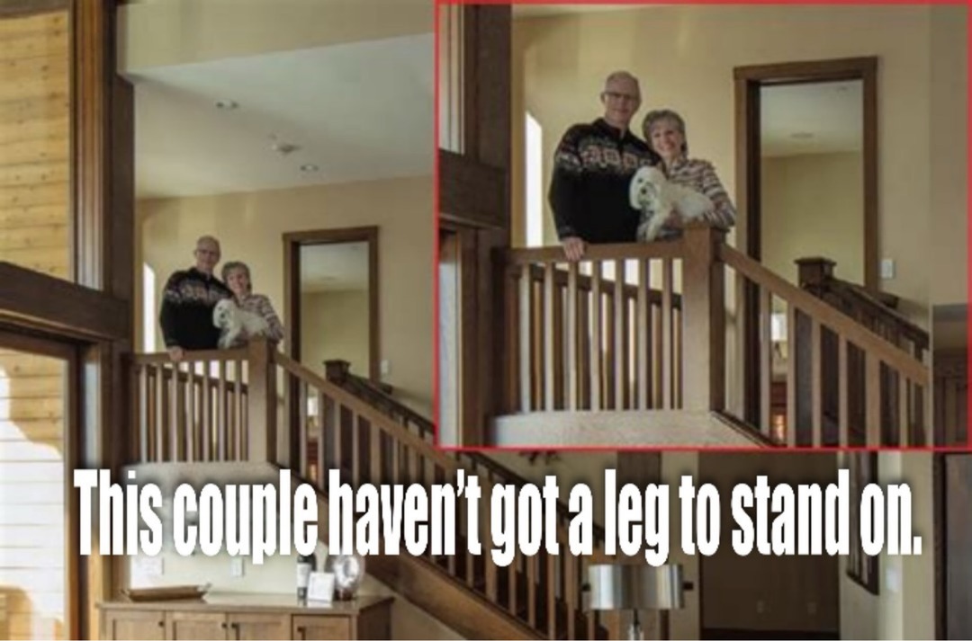 This couple haven't got a leg to stand on.