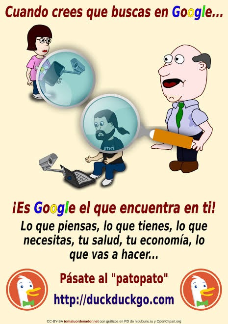 Cuando crees que buscas en Google... ¡Es Google el que encuentra en ti! Lo que piensas, lo que tienes, lo que necesitas, tu salud, tu economía, lo que vas a hacer... Pásate al 