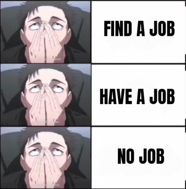 FIND A JOB
HAVE A JOB
NO JOB