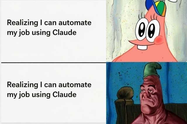 Realizing I can automate my job using Claude