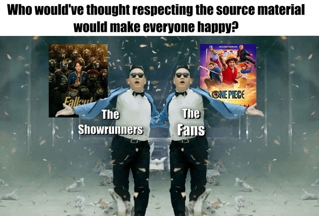 Who would've thought respecting the source material would make everyone happy? The Showrunners The Fans