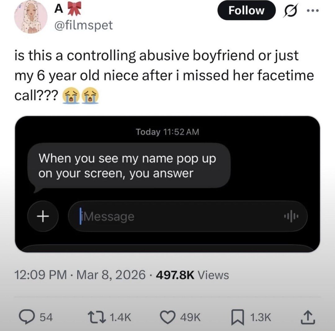 When you see my name pop up on your screen, you answer