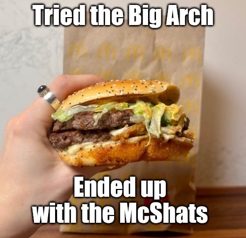 Tried the Big Arch Ended up with the McShats