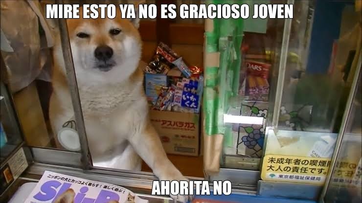 MIRE ESTO YA NO ES GRACIOSO JOVEN
Ahorita no