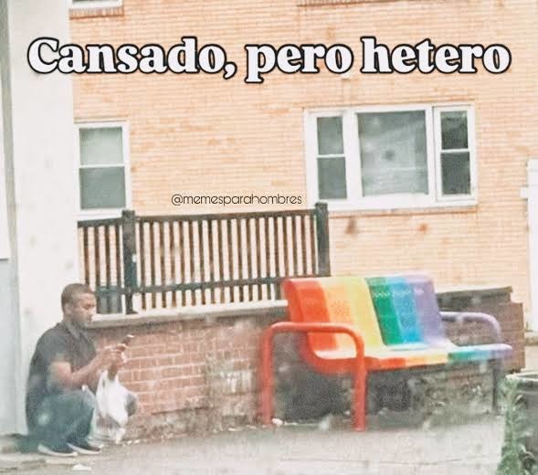 Cansado, pero hetero
