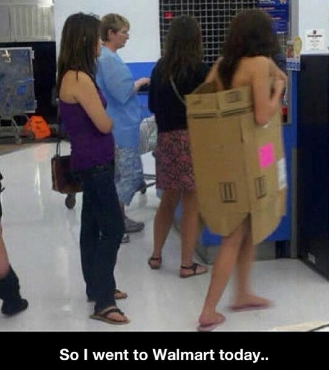 So I went to Walmart today..