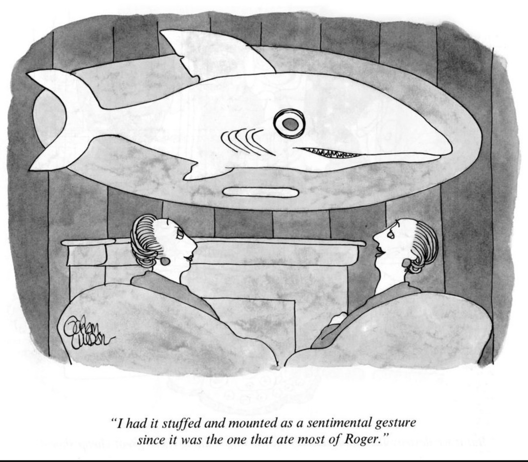 I had it stuffed and mounted as a sentimental gesture since it was the one that ate most of Roger.