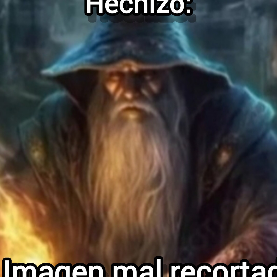 Hechizo: Imagen mal recortada