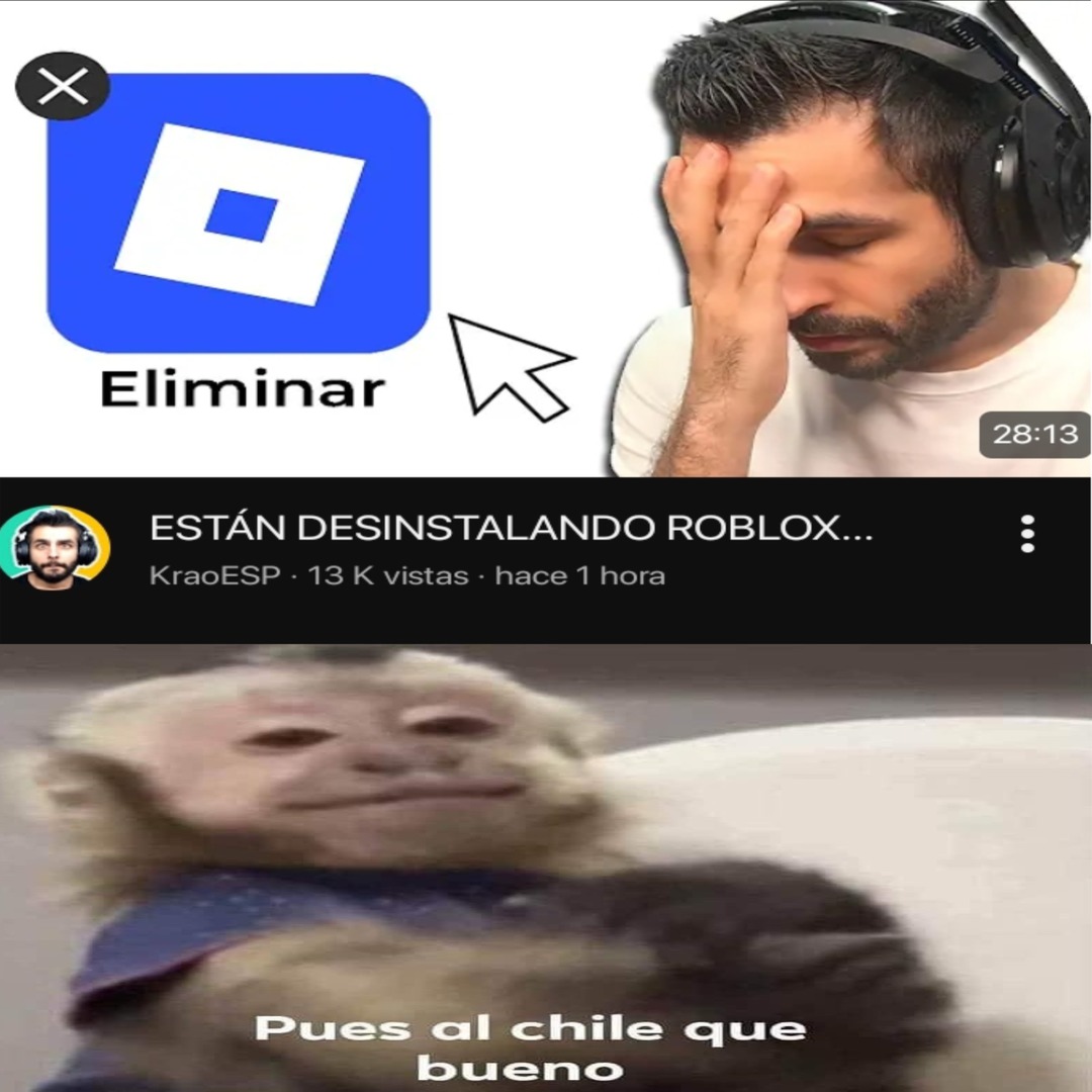 Eliminar ESTÁN DESINSTALANDO ROBLOX... Pues al chile que bueno
