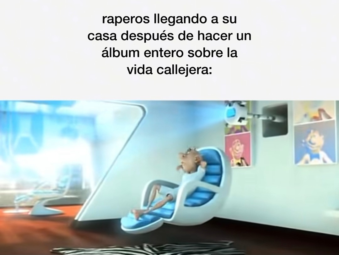 raperos llegando a su casa después de hacer un álbum entero sobre la vida callejera: