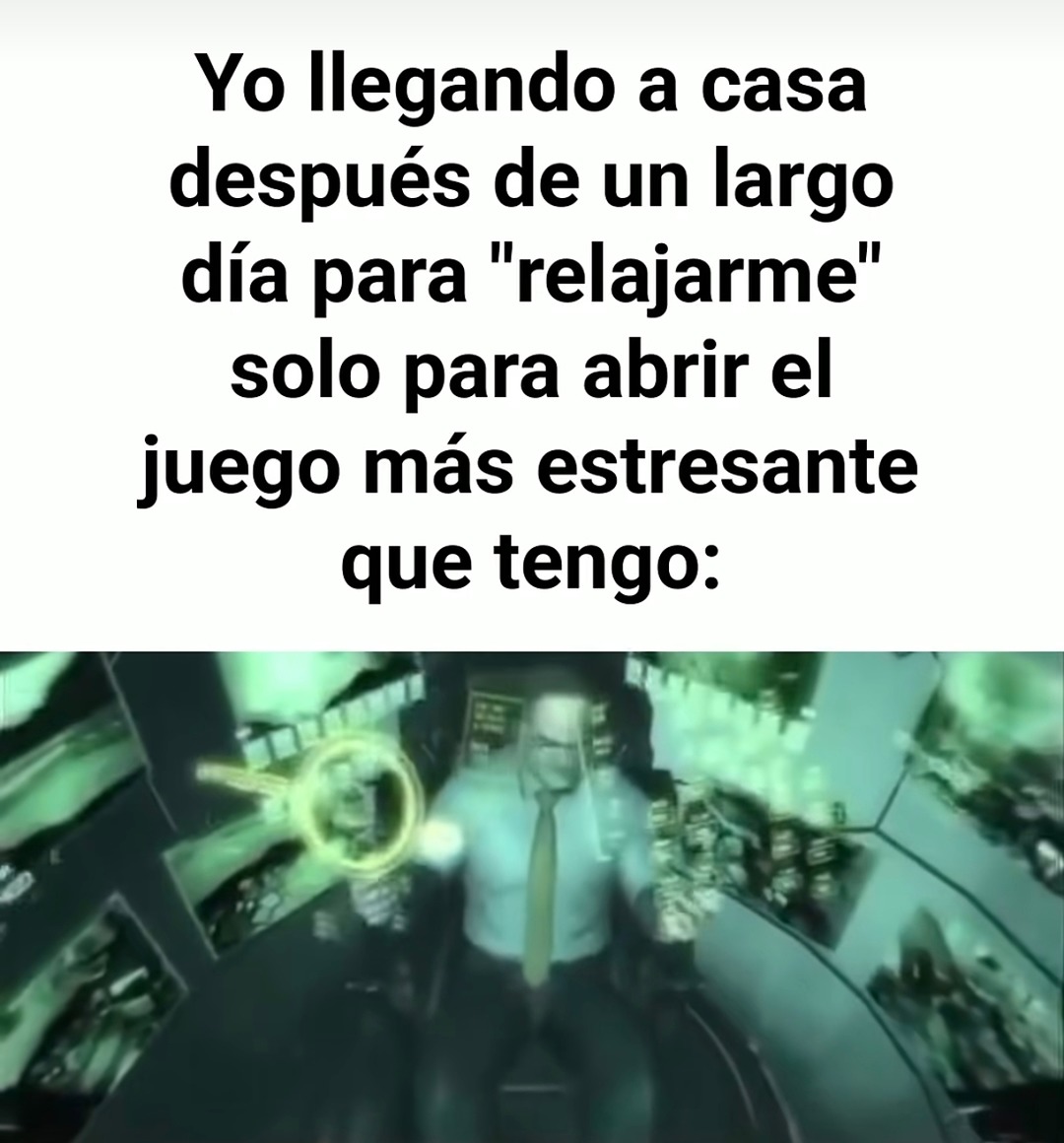 Yo llegando a casa después de un largo día para 