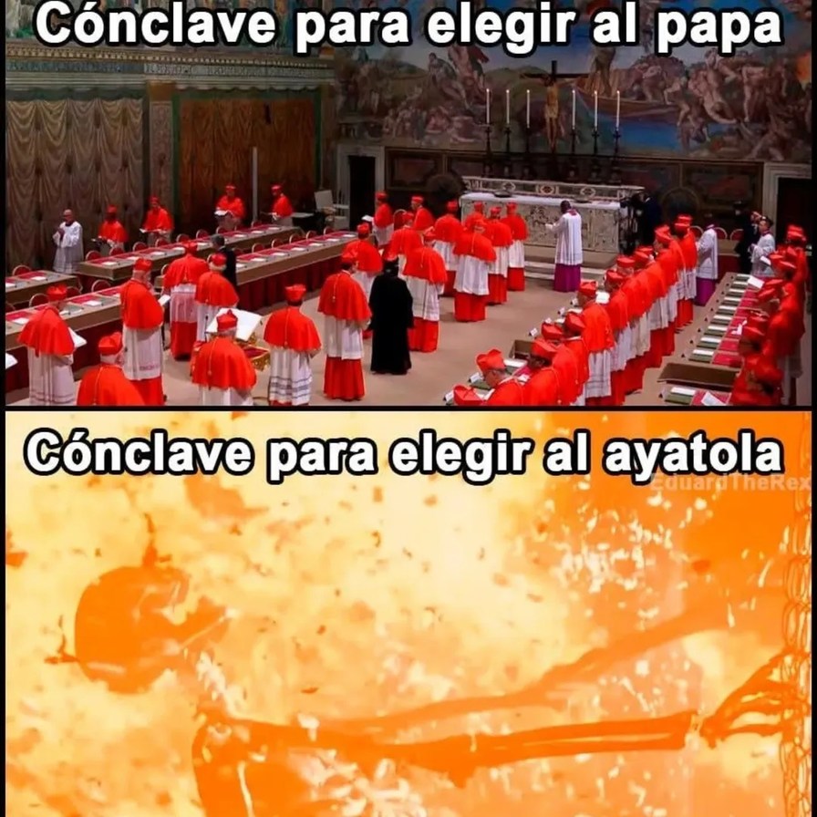 Cónclave para elegir al papa
Cónclave para elegir al ayatola