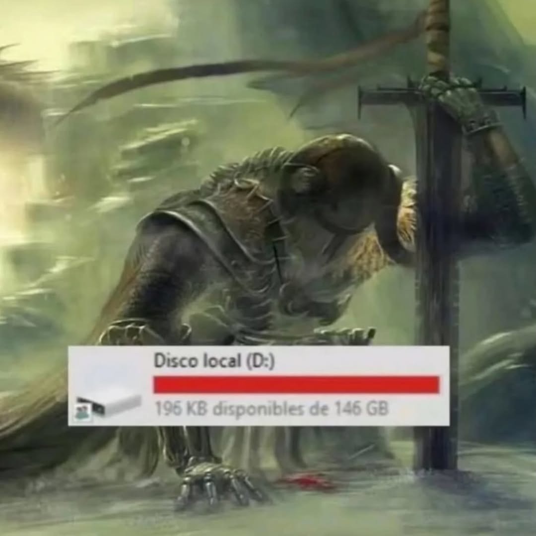 Disco local (D:)
196 KB disponibles de 146 GB