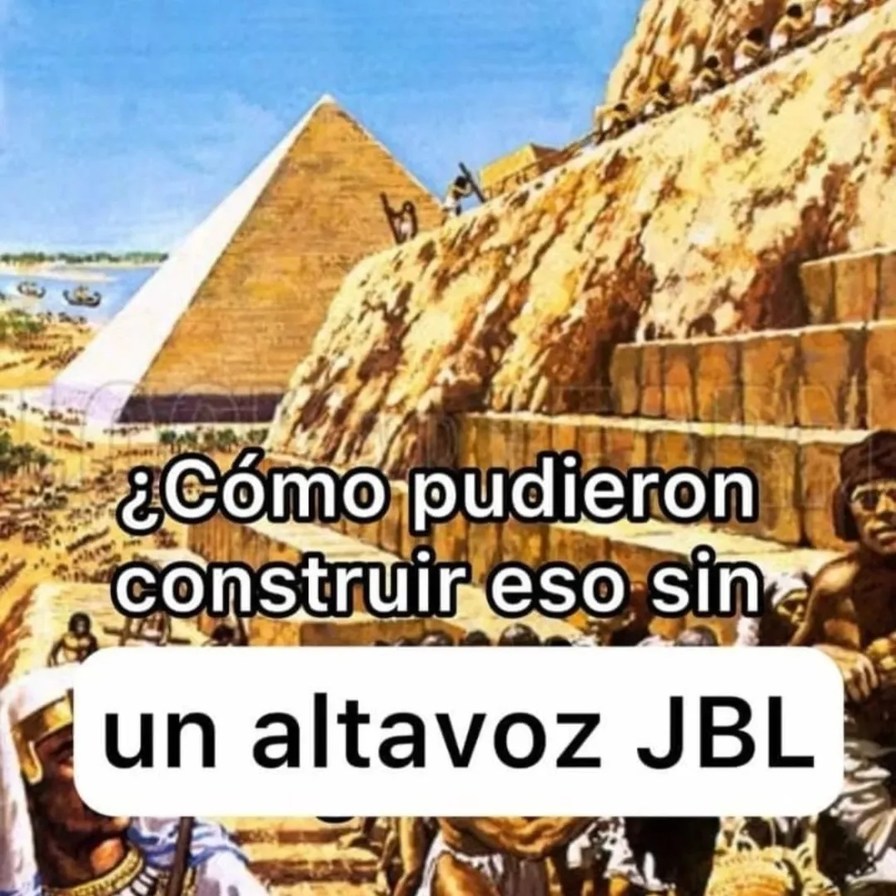 ¿Cómo pudieron construir eso sin un altavoz JBL