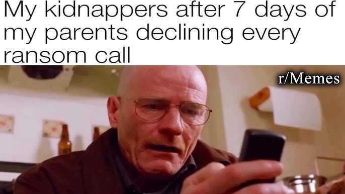 My kidnappers after 7 days of my parents declining every ransom call