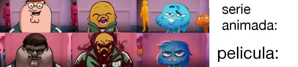 serie animada: pelicula: