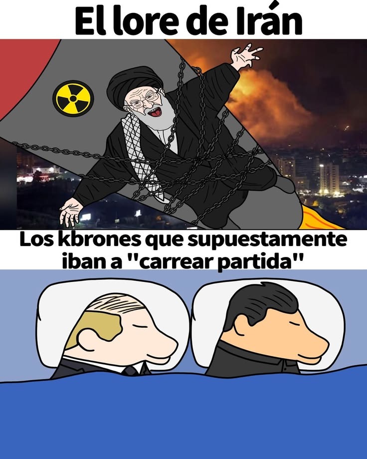 El lore de Irán
Los kbrones que supuestamente iban a 