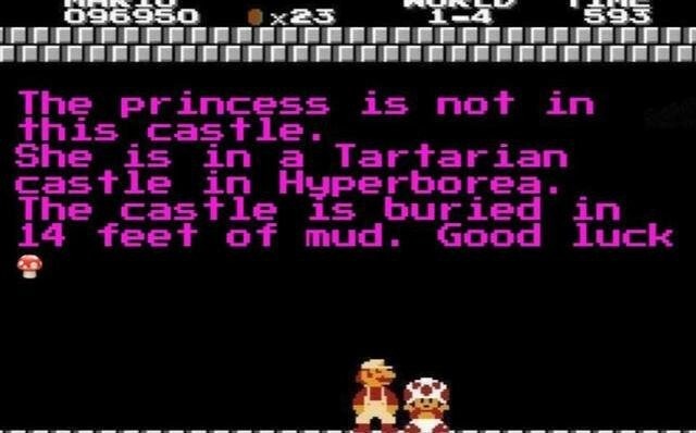The princess is not in this castle. She is in a Tartarian castle in Hyperborea. The castle is buried in 14 feet of mud. Good luck