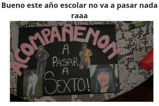 Bueno este año escolar no va a pasar nada raaa ACOMPAÑEN A PASAR A SEXTO!