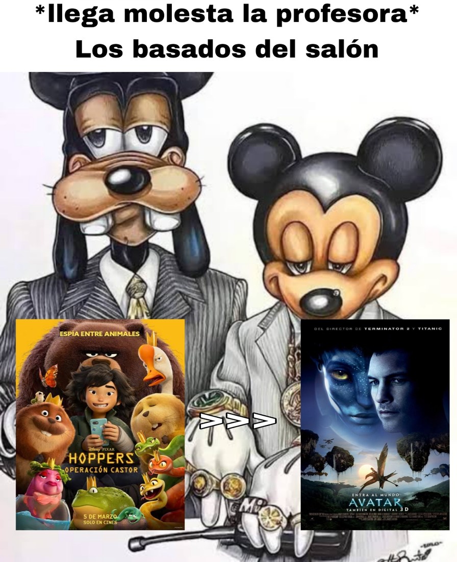 *llega molesta la profesora*
Los basados del salón