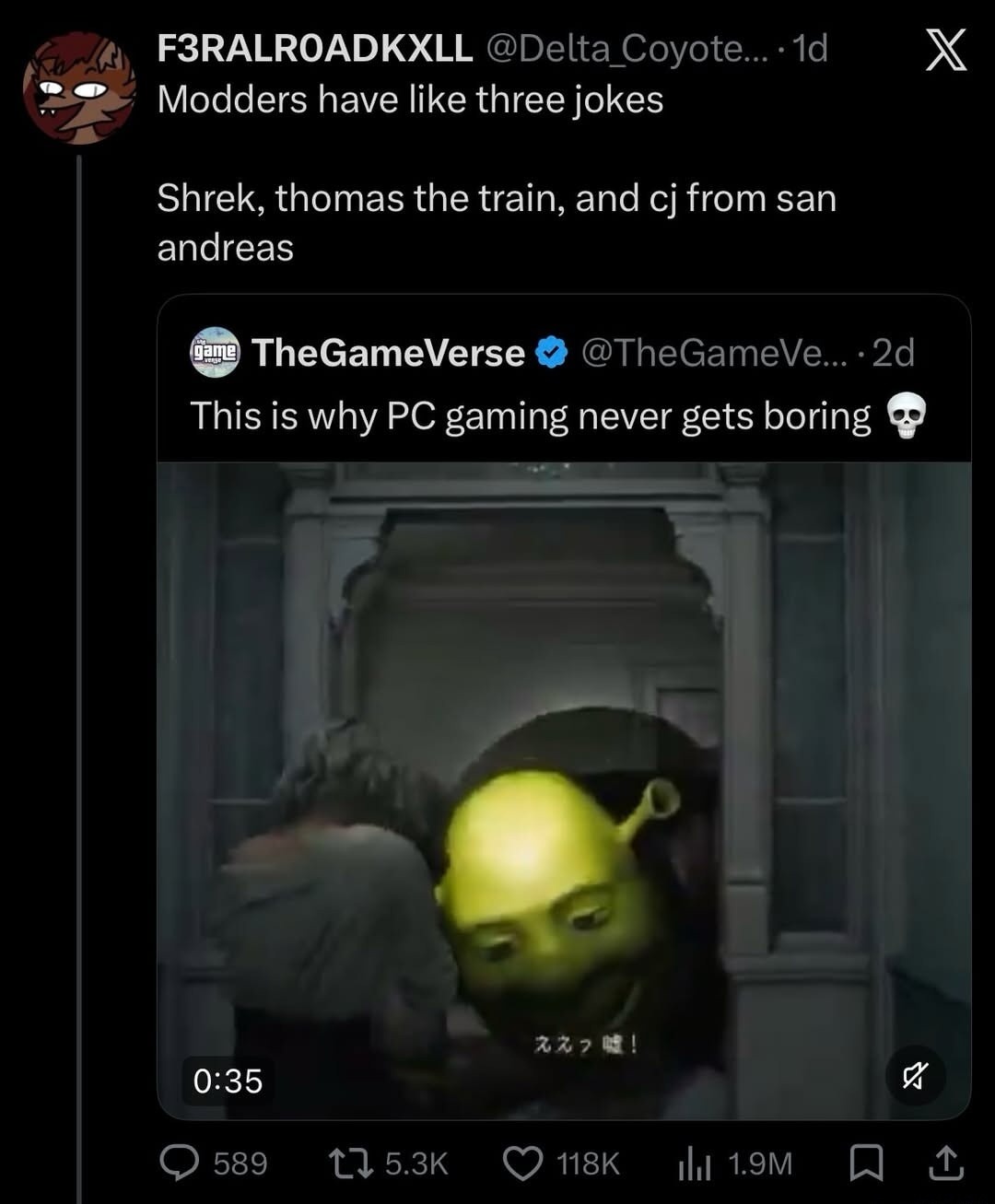 This is why PC gaming never gets boring