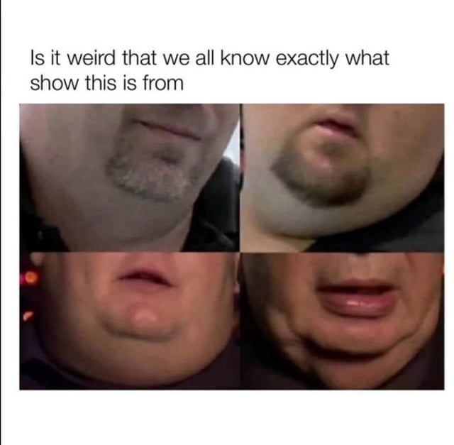 Is it weird that we all know exactly what show this is from