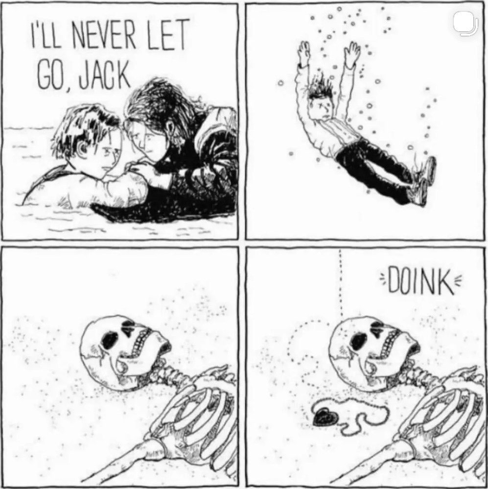 I'LL NEVER LET GO, JACK
DOINK
