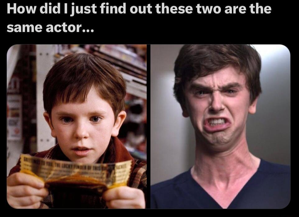 How did I just find out these two are the same actor...