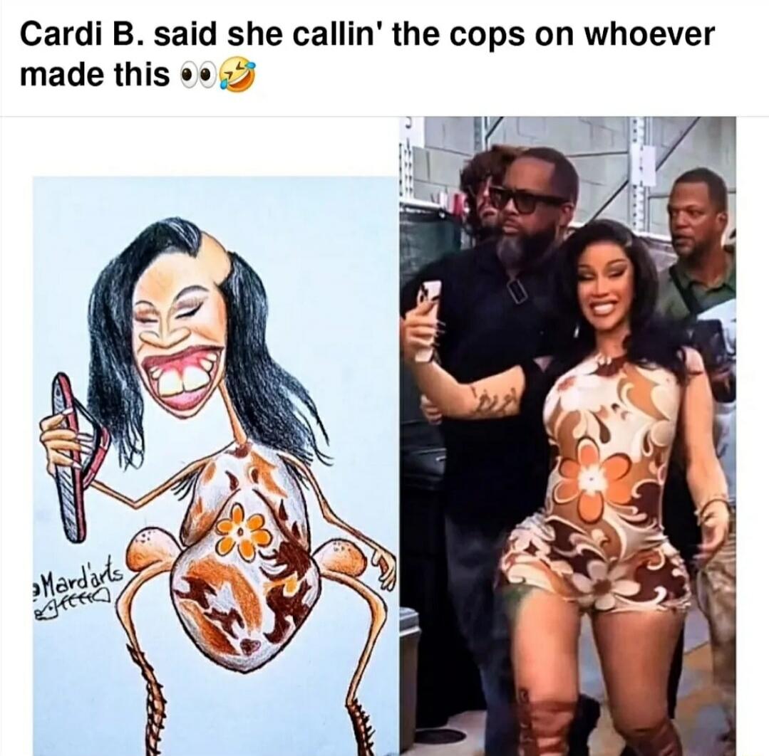 Cardi B. said she callin' the cops on whoever made this 🤣🤣