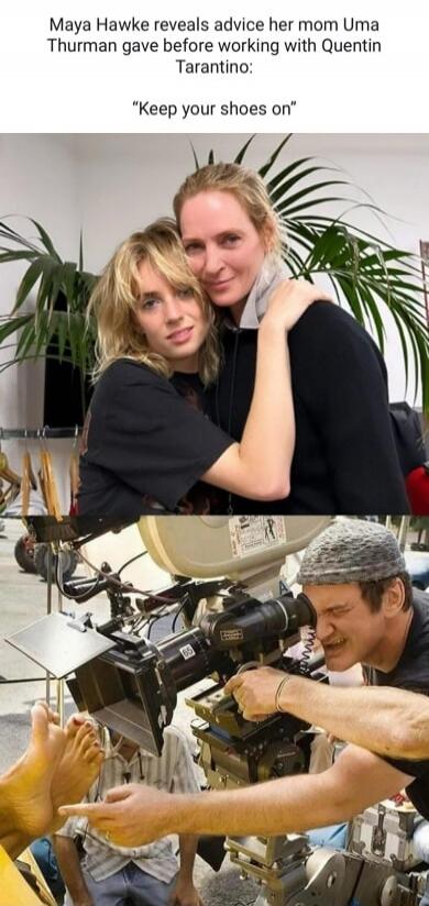 Maya Hawke reveals advice her mom Uma Thurman gave before working with Quentin Tarantino: 