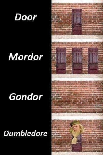 Door
Mordor
Gondor
Dumbledore
