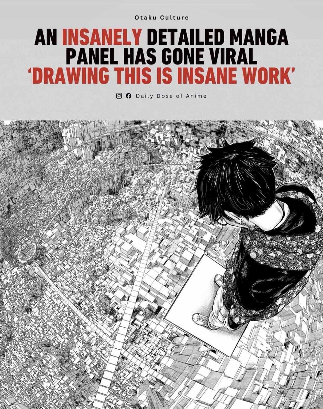 Otaku Culture AN INSANELY DETAILED MANGA PANEL HAS GONE VIRAL 'DRAWING THIS IS INSANE WORK' Daily Dose of Anime