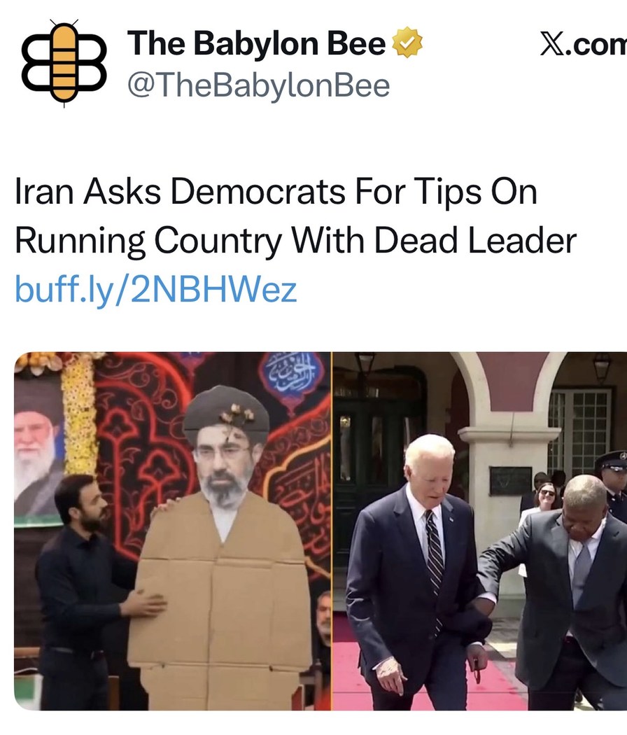 Iran Asks Democrats For Tips On Running Country With Dead Leader buff.ly/2NBHWez