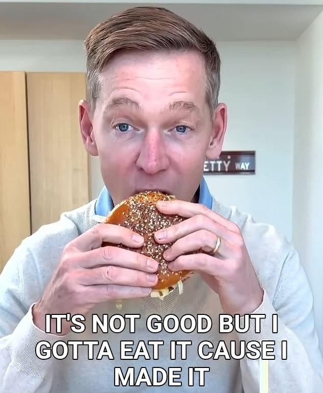 IT'S NOT GOOD BUT I GOTTA EAT IT CAUSE I MADE IT