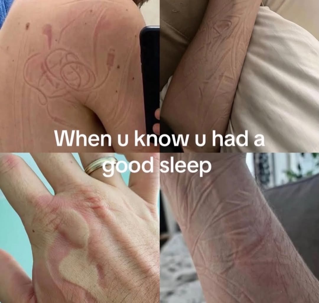 When u know u had a good sleep