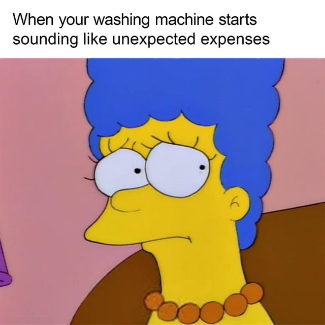 When your washing machine starts sounding like unexpected expenses