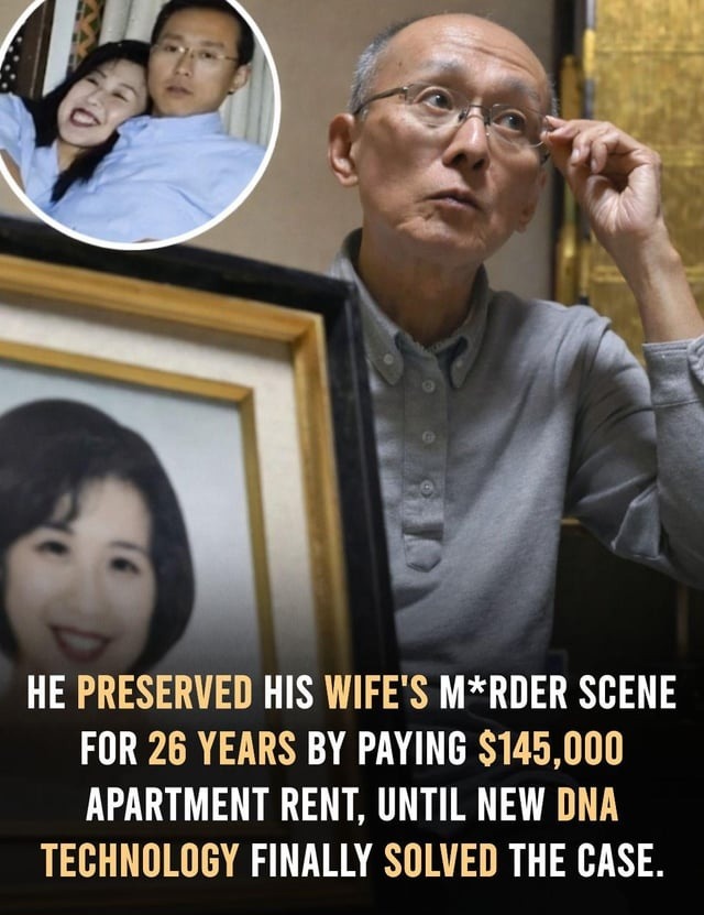 HE PRESERVED HIS WIFE'S MURDER SCENE FOR 26 YEARS BY PAYING $145,000 APARTMENT RENT, UNTIL NEW DNA TECHNOLOGY FINALLY SOLVED THE CASE.