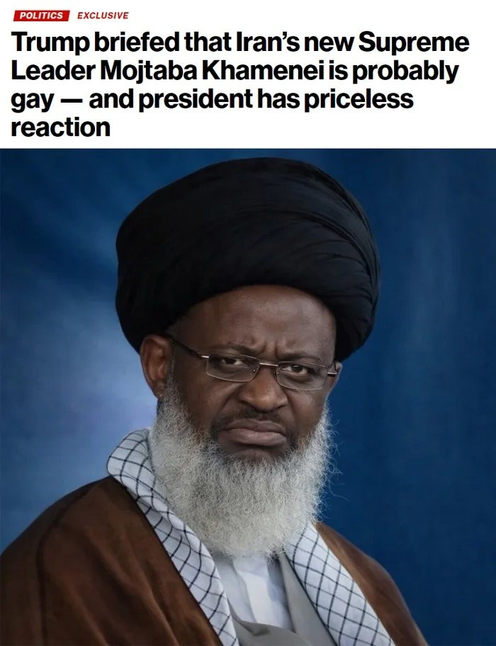 POLITICS EXCLUSIVE Trump briefed that Iran's new Supreme Leader Mojtaba Khamenei is probably gay — and president has priceless reaction