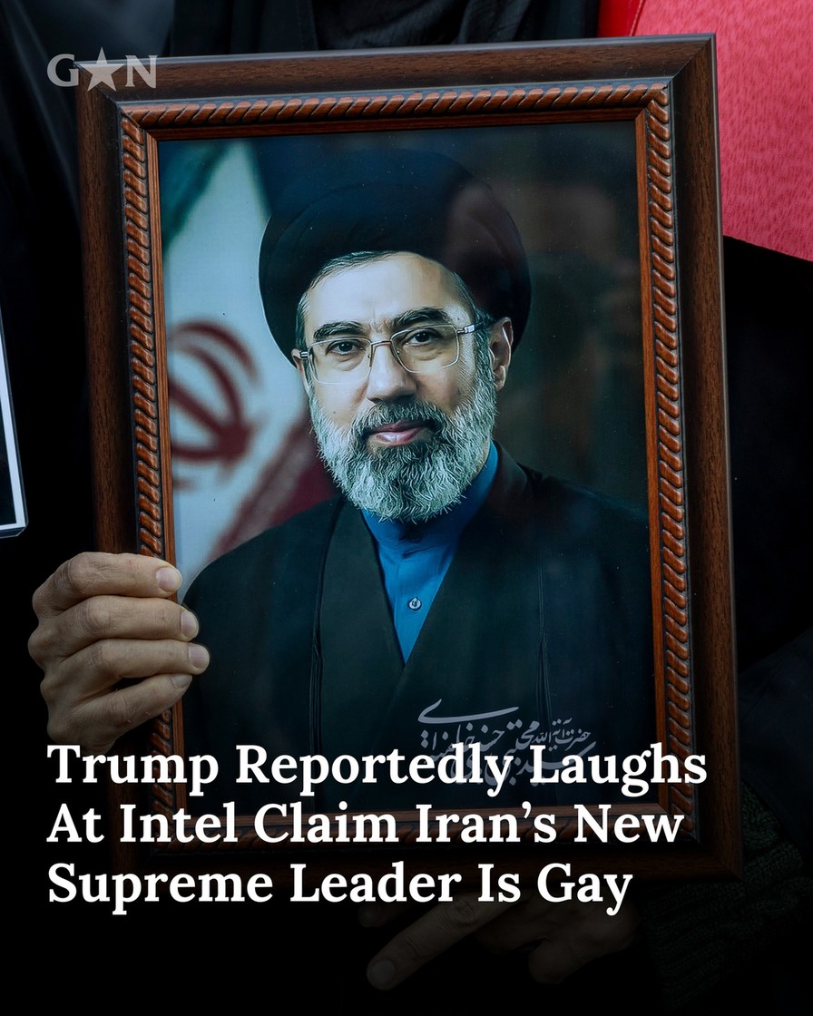 Trump Reportedly Laughs At Intel Claim Iran's New Supreme Leader Is Gay