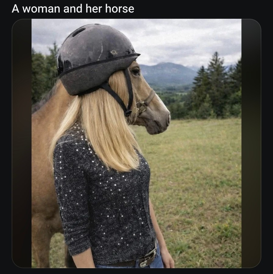 A woman and her horse