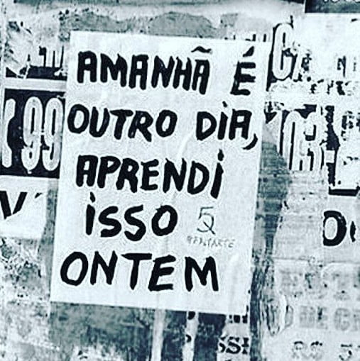 AMANHÃ É OUTRO DIA, APRENDI ISSO ONTEM