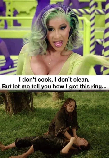 I don't cook, I don't clean, But let me tell you how I got this ring...