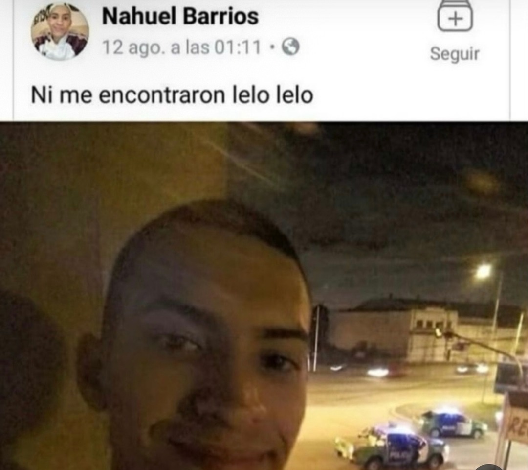 Nahuel Barrios Ni me encontraron lelo lelo