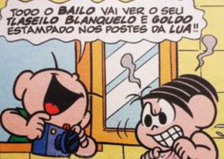 TODO O BAILO VAI VER O SEU TLASEILO BLANQUELO E GOLDO ESTAMPADO NOS POSTES DA LUA!!