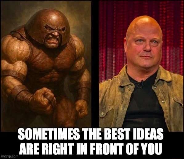 SOMETIMES THE BEST IDEAS ARE RIGHT IN FRONT OF YOU