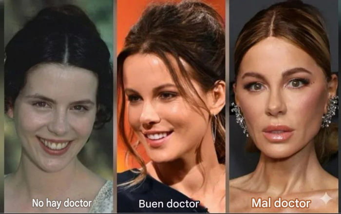 No hay doctor. Buen doctor. Mal doctor.
