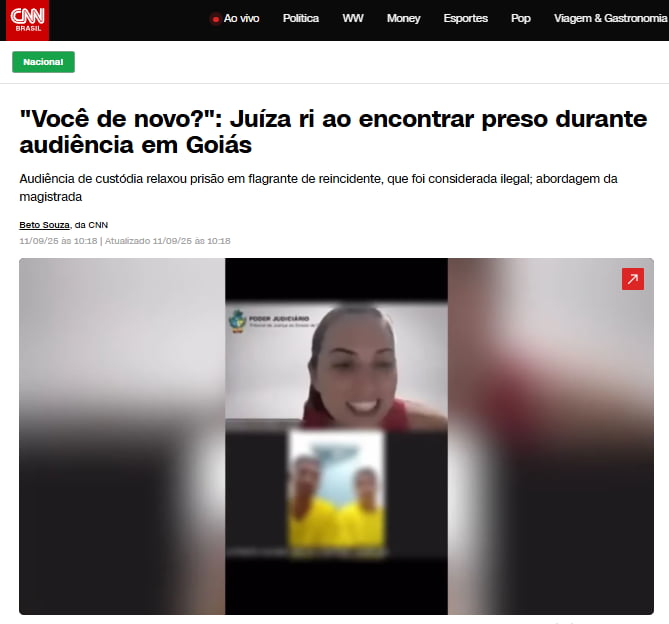 CNN BRASIL Ao vivo Política WW Money Esportes Pop Viagem & Gastronomia Nacional 