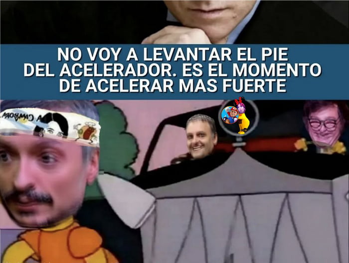 NO VOY A LEVANTAR EL PIE DEL ACELERADOR. ES EL MOMENTO DE ACELERAR MAS FUERTE