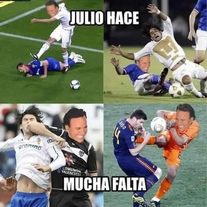 JULIO HACE MUCHA FALTA